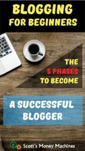 Blogging for beginners, the 5 phases to become a successful blogger